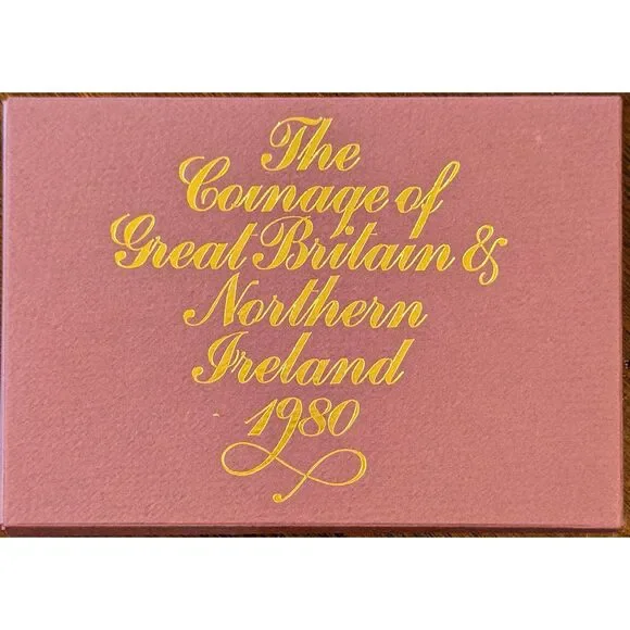 1980 UK Proof Coin Set – Royal Mint, Elizabeth II, 6-Coin Display - Picture 5 of 5